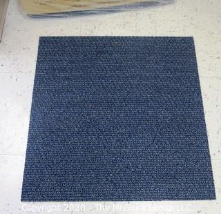 New in Box (11) Blue Carpet Squares.  They Measure approximately 24" Square each.  - Room 20 Kitchen