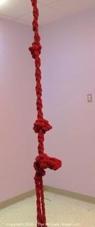 Heavy Duty Suspension Climbing Rope with Pulley and Height Adjuster - Room 10