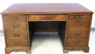 Large Wooden Office Desk - Room 2