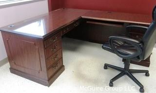 L Shaped Office Desk with Chair - Room 2