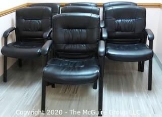 Set of 7 Black Chairs - Room 25