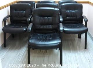 Set of 7 Black Chairs - Room 25