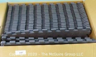 Group of 22 GREATMATS New in Box Interlocking Grey Foam Floor Cushioning Tiles Measure 24"  -  Room 11