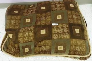 Large Rectangular Brown Floor Cushion.  Has been used in a classroom situation only.  - Room 18