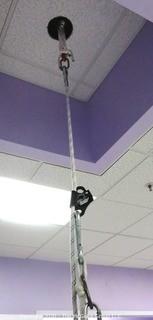 Heavy Duty Suspension Swing Rope with Pulley and Height Adjuster - Room 18