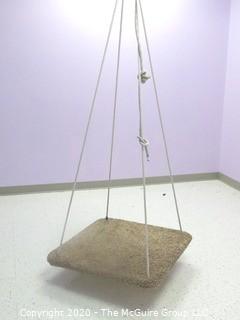 Platform Swing with Eye Rope and Height Adjustment - Room 12