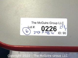 LAKESHORE Adjustable Rectangular Table with Laminate Top and Height Adjustable Legs.   Measures approximately 24" x 48  - Room 6 {marked lot 226}