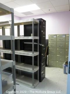 Entire Room of Storage Pieces including Shelves and Filing Cabinets. - Room 14