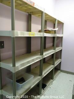 Entire Room of Storage Pieces including Shelves and Filing Cabinets. - Room 14