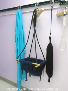 Senory Swing Equipment Storage System.  Includes Several Swings and Attachments. DISASSEMBLY REQUIRED  - Room 18 