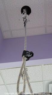 Heavy Duty Suspension Swing Rope with Pulley and Height Adjuster - Room 9