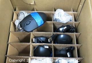 Box of 11 New Unused USB Computer Mouse / Mice - Room 1