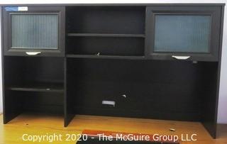 Office Desk With Hutch.  Measures approximately 76" x 36" x 40".  