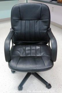 Mid Back Office Arm Chair with Pedestal Base on Castors - Room 1