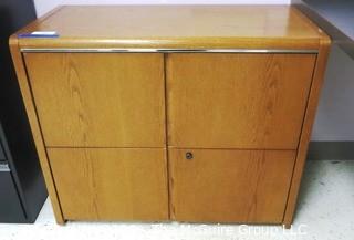 Wood Filing Cabinet - Room 1