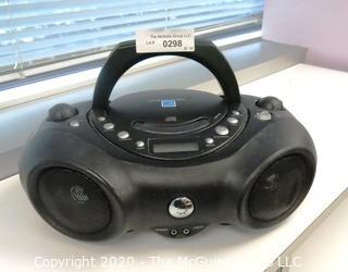 Memorex Portable CD Boom Box with AM/FM Radio - Black - Room 1