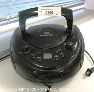 Memorex Portable CD Boom Box with AM/FM Radio - Black - Room 1