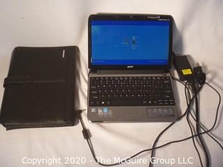 Old usable ACER mini laptop - Windows XP WiFi connect to your home network -extra PC for kids