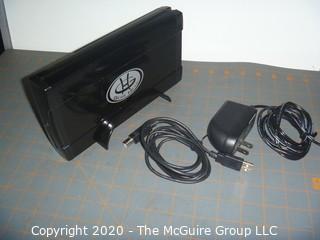 Used GearHead external Hard Drive w/cables  Black