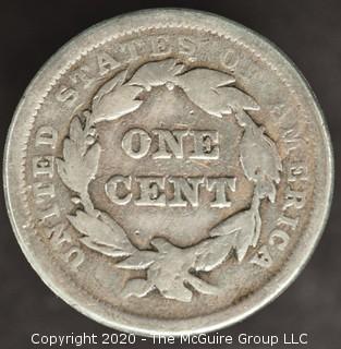 1842 Braided Hair Cent Large Date