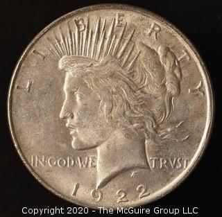 1922 Peace Dollar