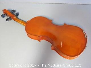 Junior Size Violin with Case; made by Lark 