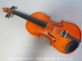 Junior Size Violin with Case; made by Lark 