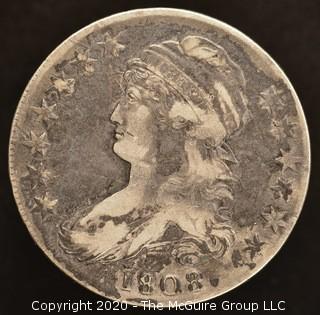 1808 Capped Bust Half Dollar - Silver