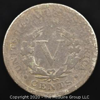 1898 "V" Nickel