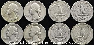 (4) 1953 Silver U.S. Quarters