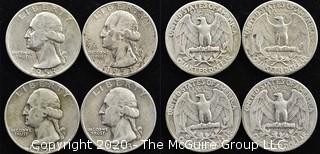 (4) 1953 Silver U.S. Quarters