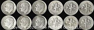 (6) 1946 U.S. Silver Dimes