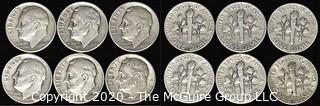 (6) 1946 U.S. Silver Dimes