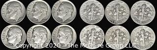 (6) 1946 U.S. Silver Dimes