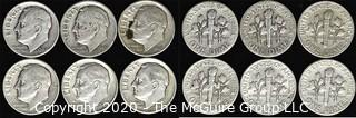 (6) 1948 U.S. Silver Dimes