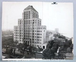 Vintage Large Format Black & White Photo of Mundelein College in Chicago.  Taken in 1934 by Photographer Mascione.  