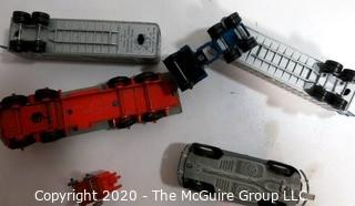 Group of Vintage Toy Cars & Trucks in Played with Condition.  Several by Lesney.