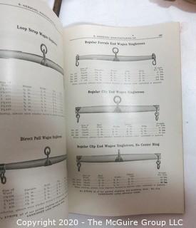 Collection of Antique Tools including a TEMCO 10" Monkey Wrench, Flathead Screwdriver,Brass Faucett  and 1916 Copy of R Herschel Mfg.Co Tool Catalog