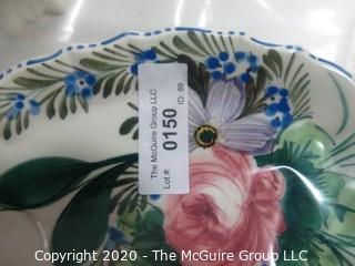 Collection of Porcelain Tea Cups and Serving Items Including Belleek.