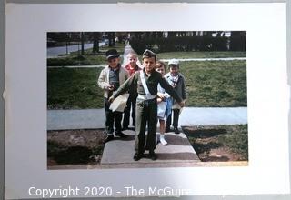 Vintage Large Format Color Photo - Safety Patrol