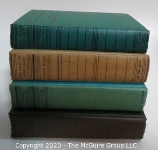 Set of Four Vintage Books By Thomas Wolfe