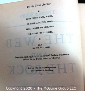 Set of Four Vintage Books By Thomas Wolfe