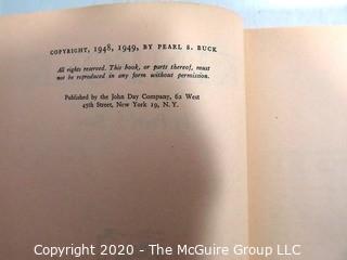 Set of 3 Books including Kinfolk by Pearl Buck, Robinson Crusoe & Happy Days Calendar Book of 1934