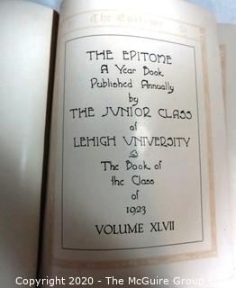 Vintage 1923 Lehigh University Yearbook