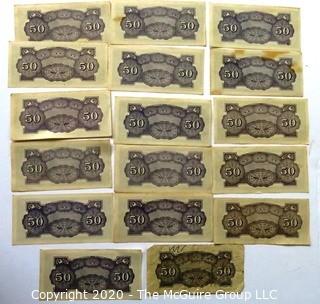 Vintage Japanese Occupation Notes or Currency From Japan. . 50 Centavos