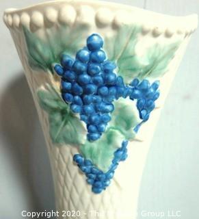 McCoy Pottery Tall Vase with Grapes