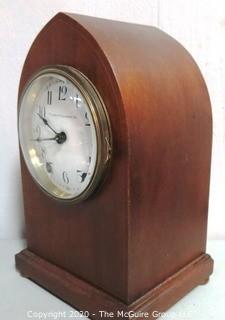 Vintage Tilden Thurber Mantel Clock in Wood Case