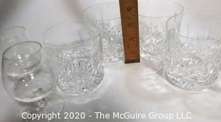 Group of Crystal Bar Glasses