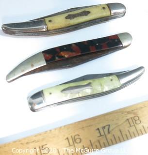 Three Vintage Tackle Box Knives