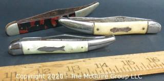 Three Vintage Tackle Box Knives